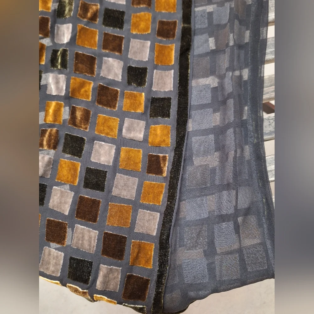 ECHO | Velvet, See-through Scarf